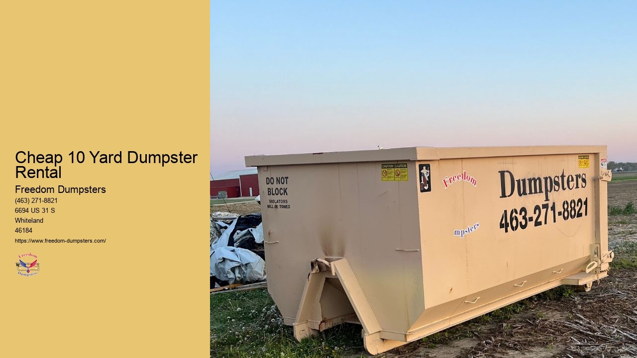 Dumpsters