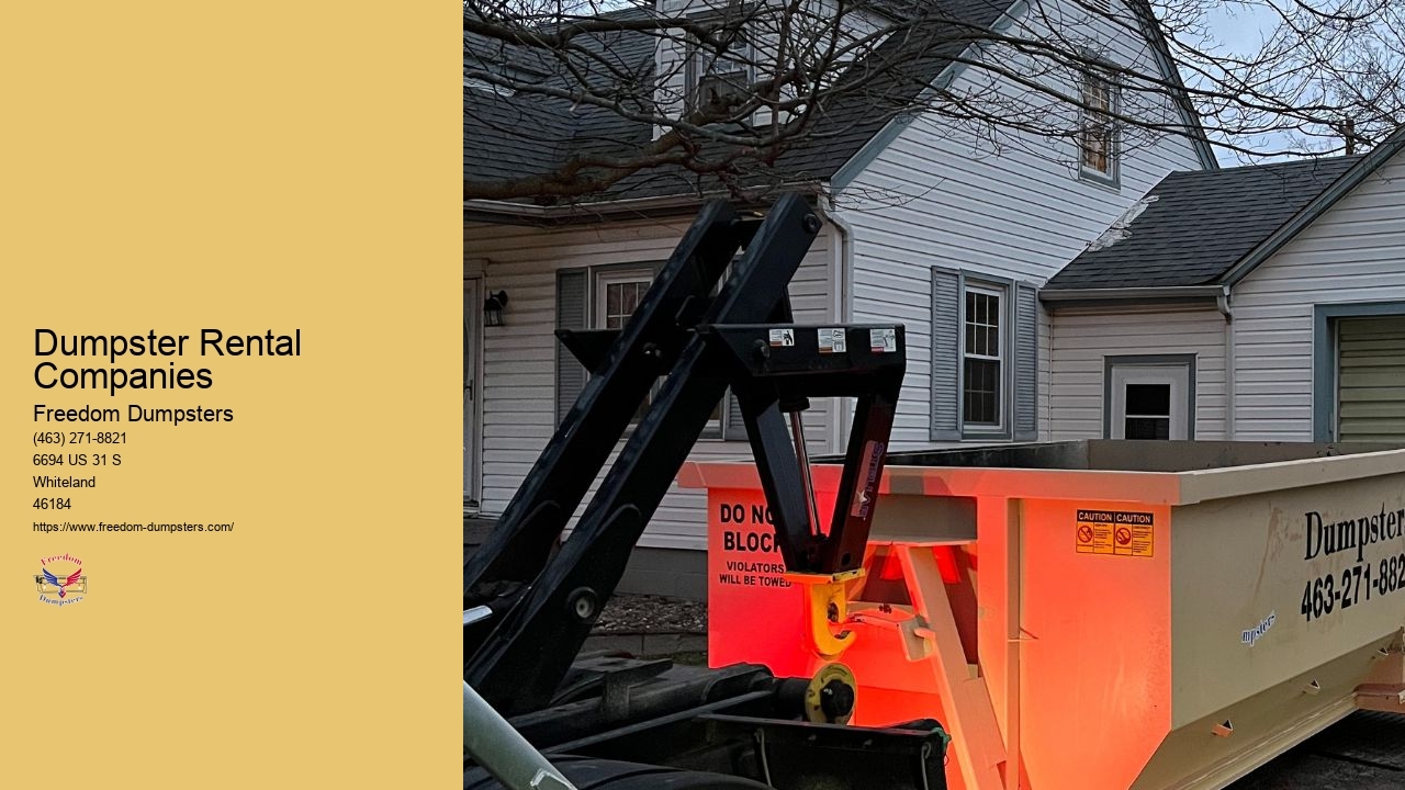 Dumpster Rental Companies