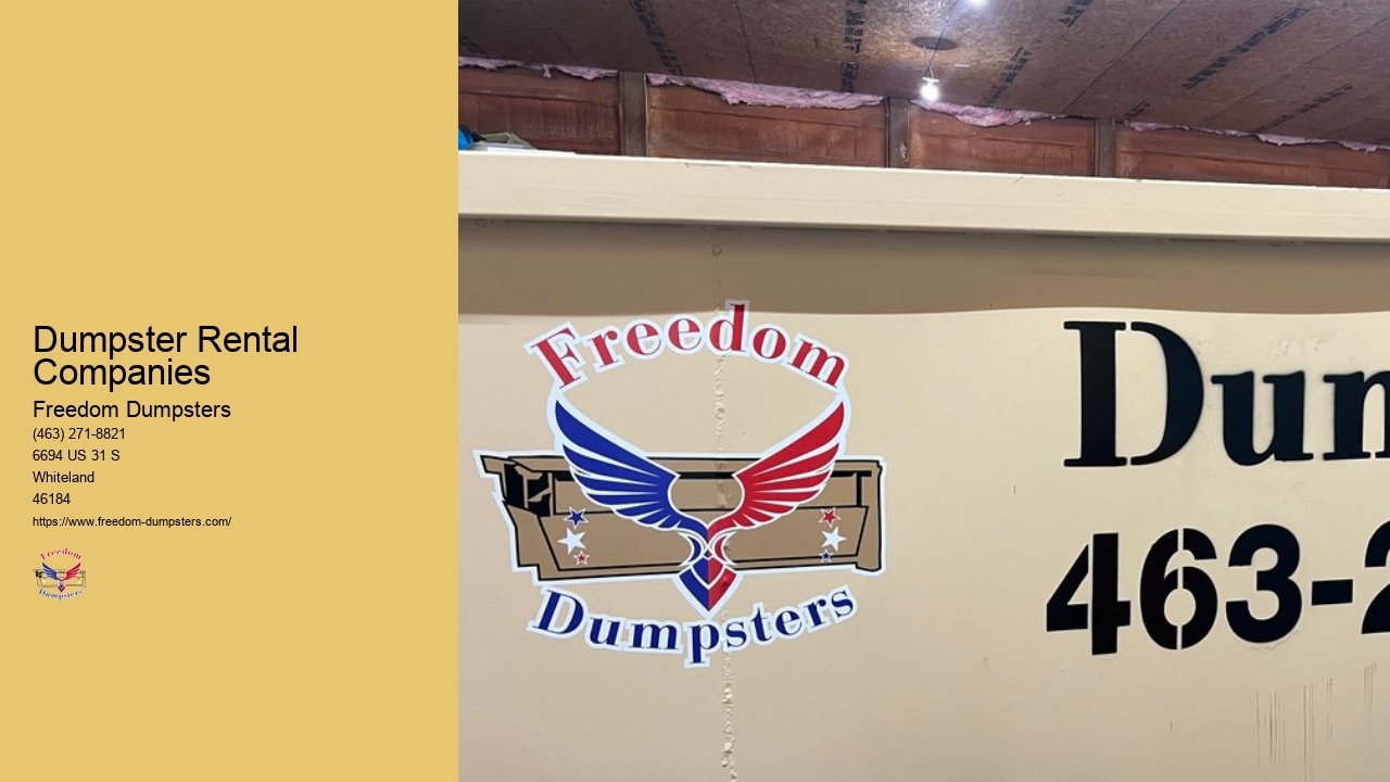 Roll Off Dumpster Rental Near Me