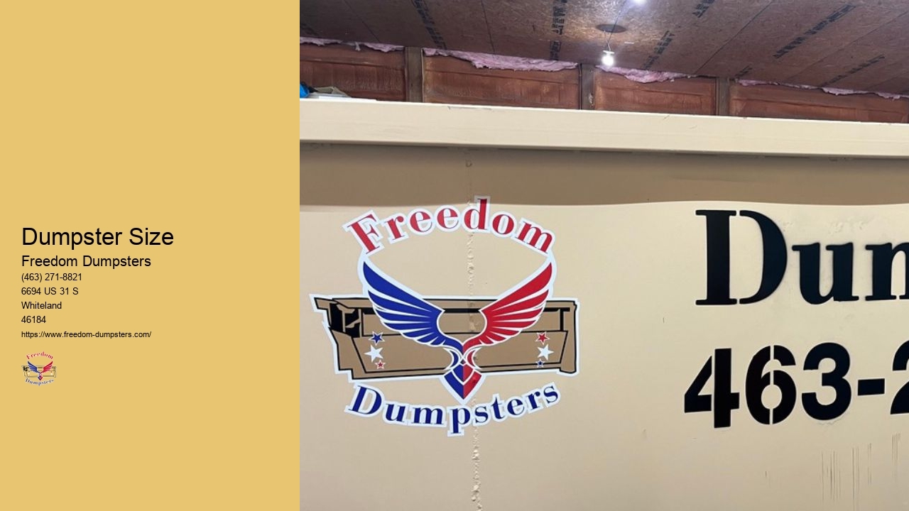 Dumpster Size
