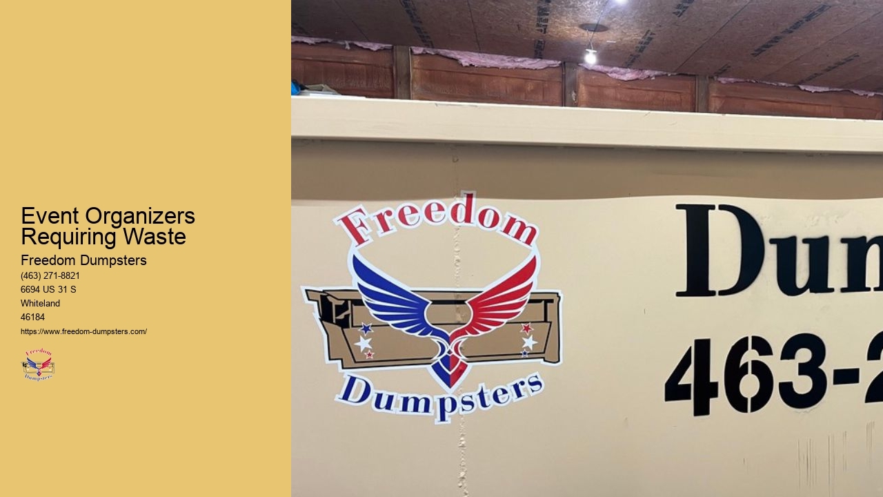Freedom Dumpsters Policy